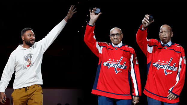 Capitals wear special warmup jerseys to combat racism