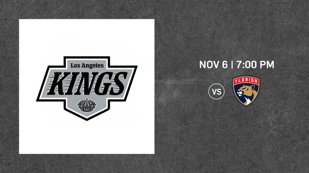 NOV 6 VS FLORIDA PANTHERS