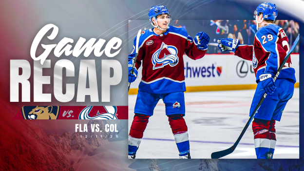 MacKinnon Sets Record For Most Goals in Avalanche Team History as Colorado Defeats Florida 6-2