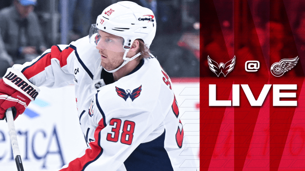 LIVE: Capitals @ Red Wings