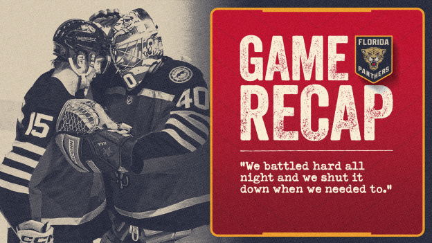 RECAP: Panthers 2, Avalanche 1