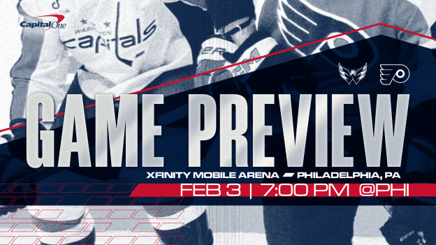 Caps Face Flyers in Philly