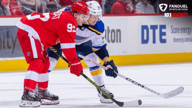 MONDAY: Blues at Red Wings - 6 p.m.