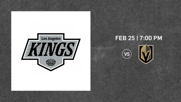 FEB 25 VS VEGAS GOLDEN KNIGHTS