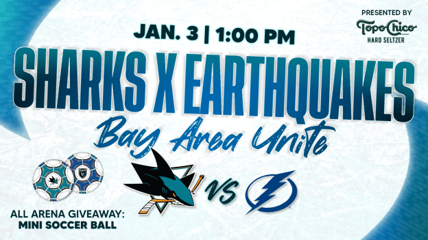 Don't miss Sharks x Earthquakes!