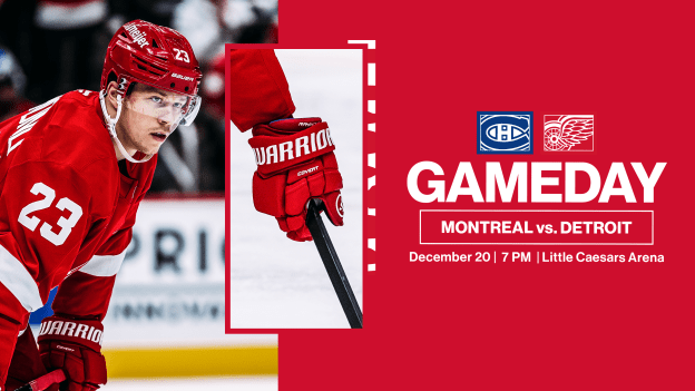 PREVIEW: Red Wings and Canadiens kick off home-and-home back-to-back set in Detroit on Friday