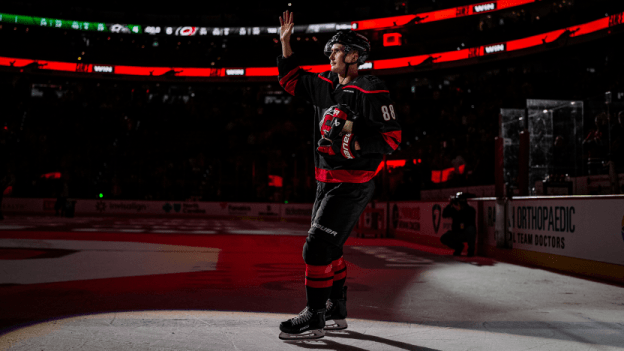 Necas Named NHL's First Star For November