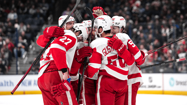 RECAP: Resiliency, regaining momentum instrumental in Red Wings’ 5-4 road victory over Blue Jackets