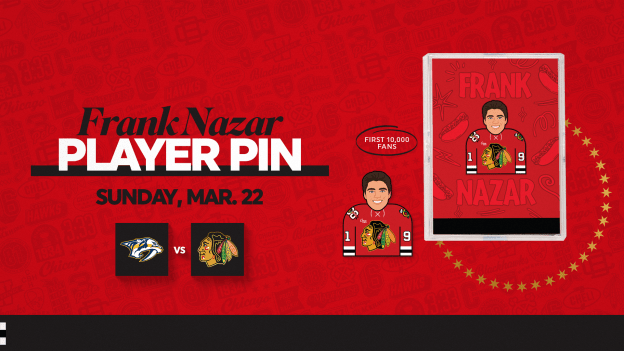 Frank Nazar Player Pin