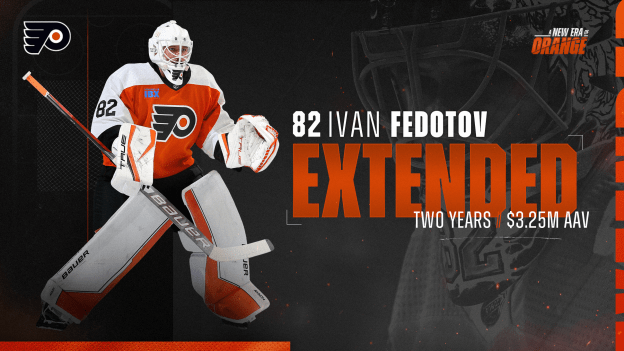 Flyers Sign Goaltender Ivan Fedotov to a Two-Year Contract
