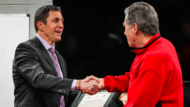 Rod Brind’Amour Awarded Membership To Order Of The Long Leaf Pine Society