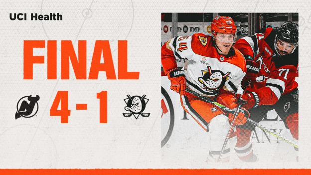 FINAL: Ducks Done in by Devils