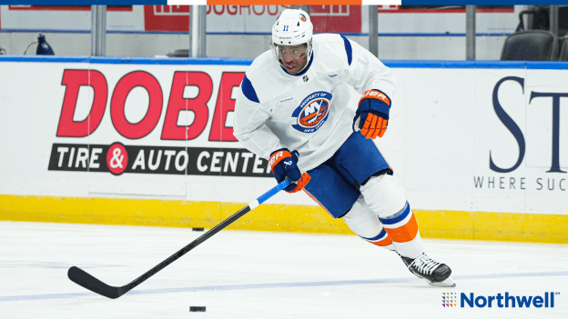 PHOTOS: Islanders Morning Skate Oct. 17 at St. Louis