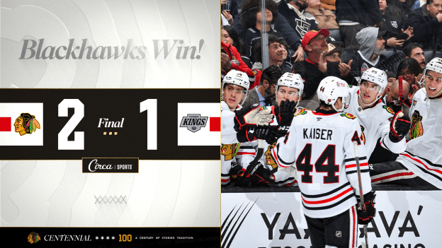 Blackhawks Top Kings in LA, 2-1