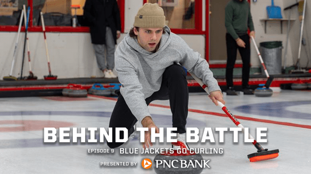 Watch Behind The Battle: The Blue Jackets go curling!