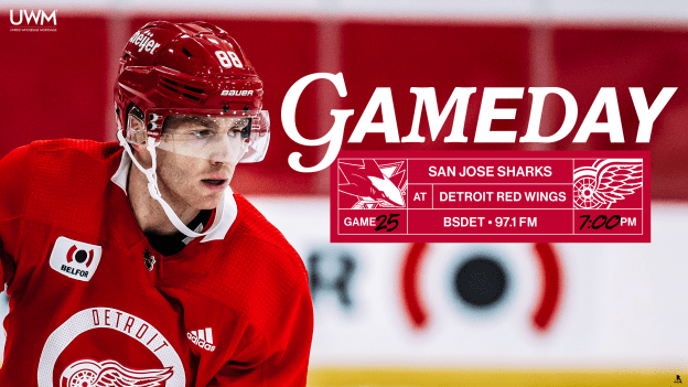 LIVE: Red Wings vs. Sharks
