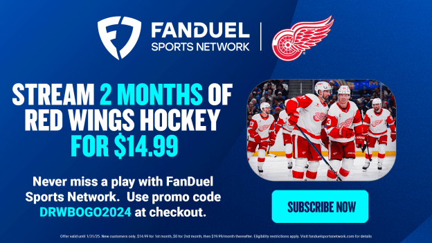 2 MONTHS OF RED WINGS HOCKEY FOR $14.99!