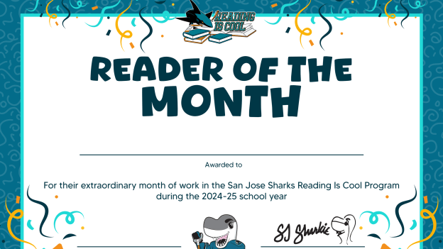 RIC - Certificates - Top Reader of the Month