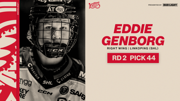 DET Eddie Genborg Draft Card 2025