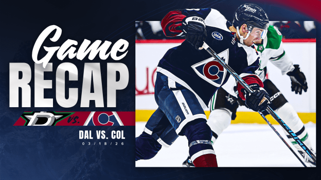 Avalanche Falls to Stars 2-1 in Shootout