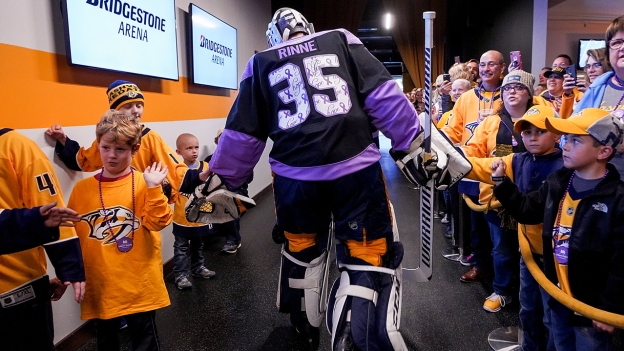 Nashville Predators Hockey Fights Cancer Puck - Nashville Predators Locker  Room