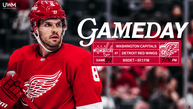 PREVIEW: Red Wings looking to stay hot Tuesday against Capitals