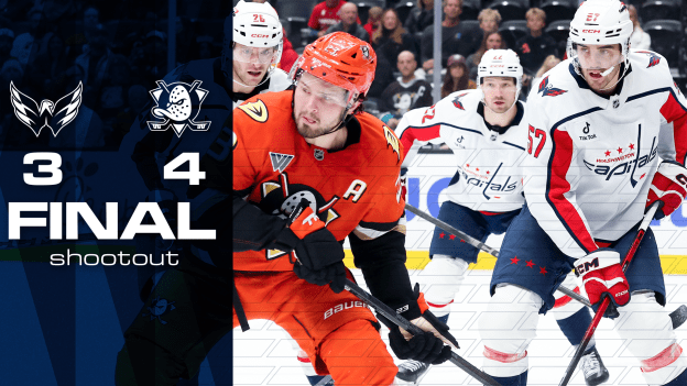 FINAL: Capitals 3 - Ducks 4 (SO)