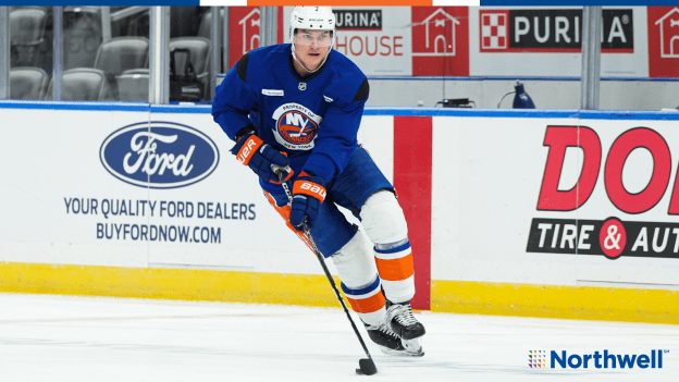 PHOTOS: Islanders Morning Skate Oct. 17 at St. Louis