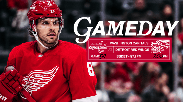 Gameday: Red Wings vs. Capitals