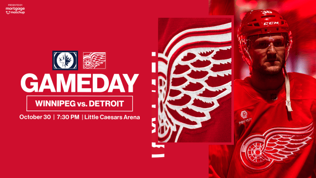 PREVIEW: Red Wings and Jets to meet at Little Caesars Arena on Wednesday