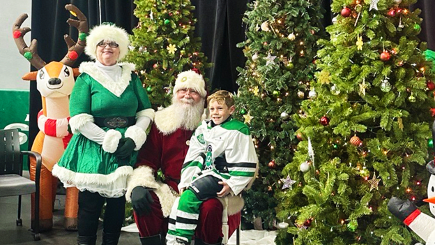 Winter Wonderland Visit with Santa