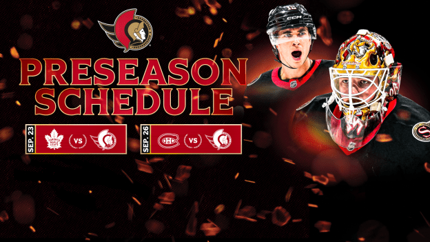 The preseason schedule just dropped, get your tickets now!
