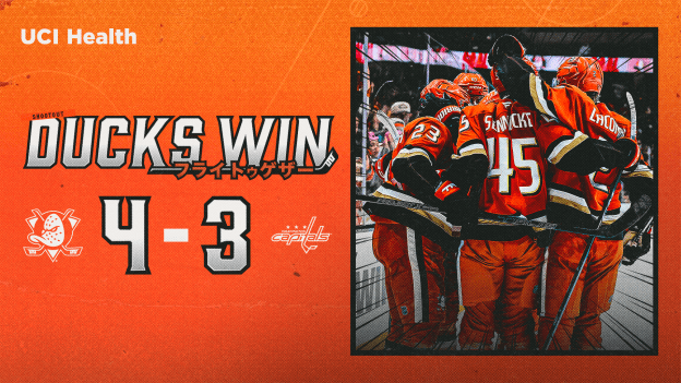 FINAL: Ducks Take Down the Caps in the Shootout