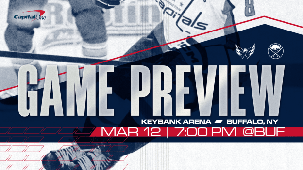 Caps Battle Sabres in Buffalo