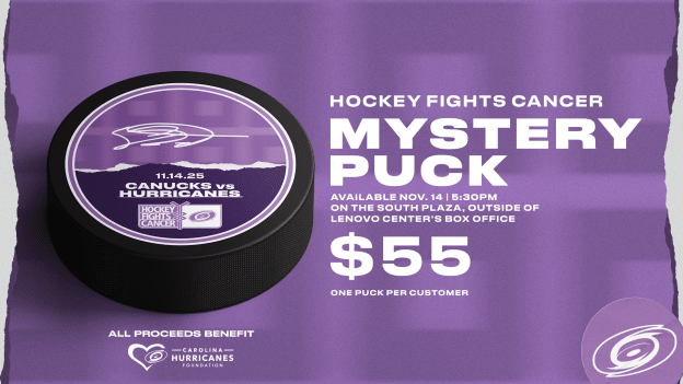 Hockey Fights Cancer Mystery Puck