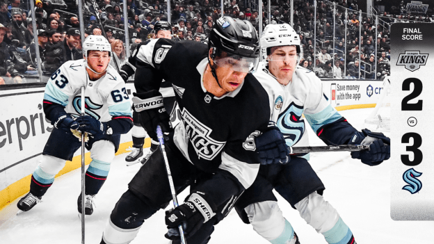 RECAP: Kings 2, Kraken 3, 12/23