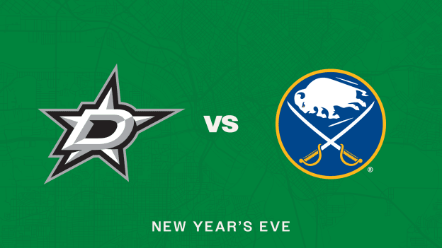 <center>Buffalo Sabres<p>Wednesday, Dec. 31 at 7:00 p.m. CT</p></center>