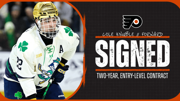 Flyers Sign Cole Knuble to Entry-Level Contract