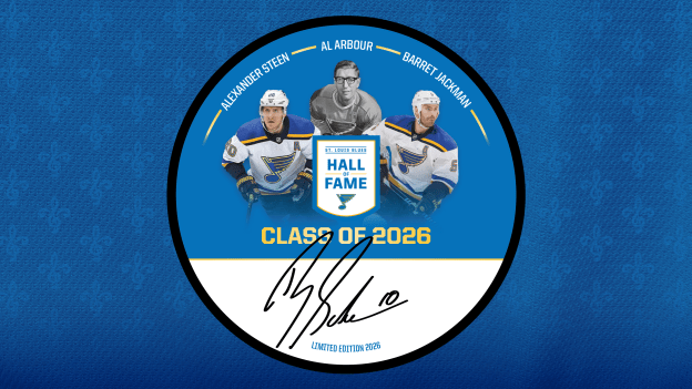 Blues Hall of Fame Mystery Puck