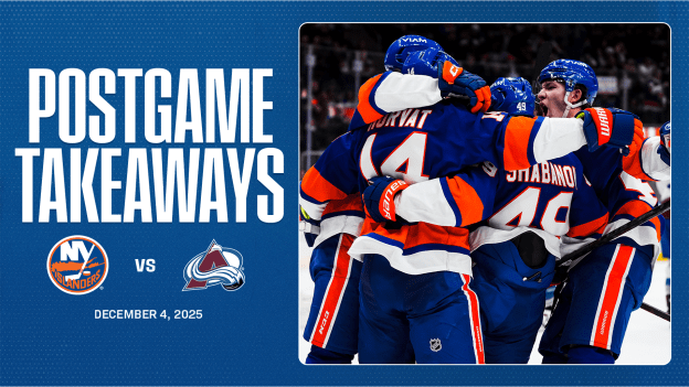 Takeaways: Islanders Beat League-Leading Avalanche 6-3