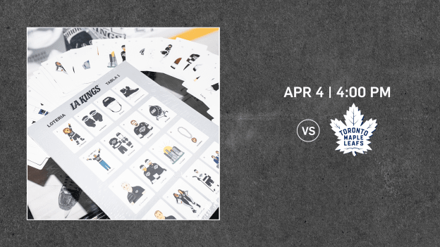 APRIL 4 VS TORONTO MAPLE LEAFS