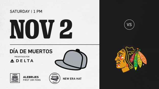 NOVEMBER 2ND VS CHICAGO BLACKHAWKS