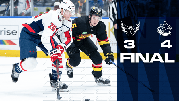 FINAL: Capitals 3 - Canucks 4