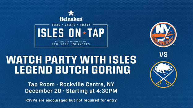 Watch Party with Isles Legend Butch Goring