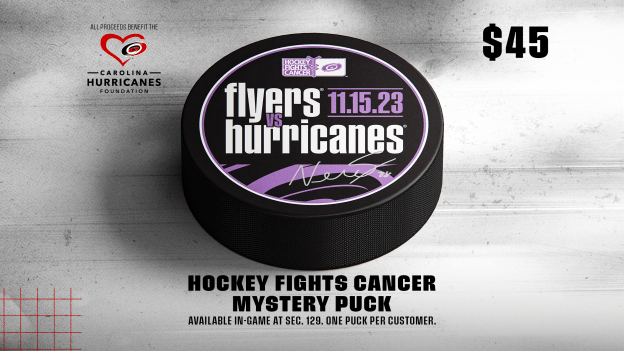 Hockey Fights Cancer Mystery Puck