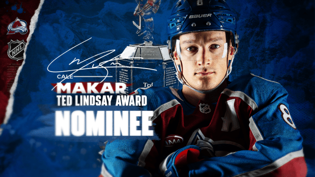 Cale Makar Nominated for Ted Lindsay Award