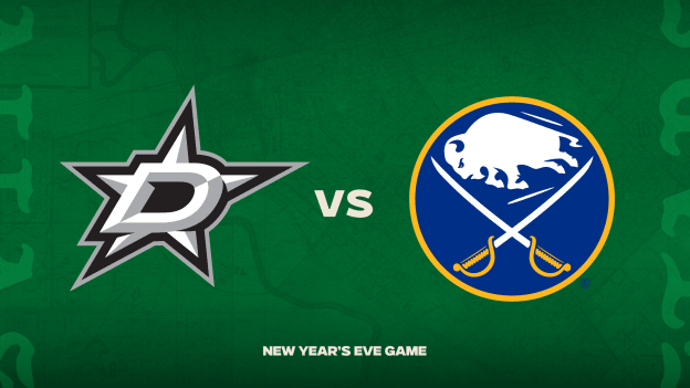 <center>Buffalo Sabres<p>Tuesday, Dec. 31 at 7:00 p.m. CT</p></center>