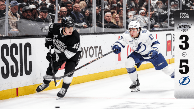 RECAP: Kings 3, Lightning 5, 1/1