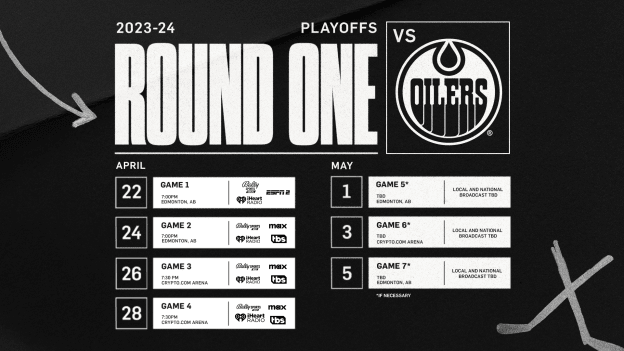 LA Kings Begin First Round Playoff Series Versus Oilers on Monday in Edmonton