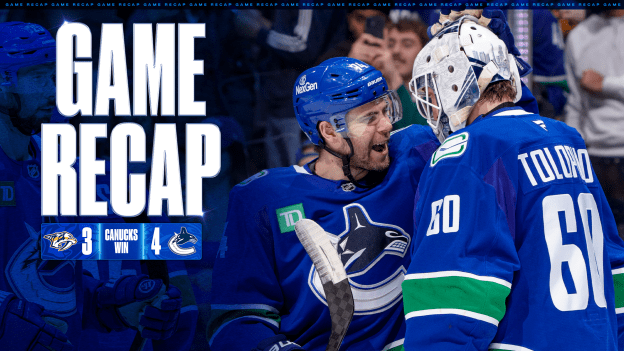 Marco Rossi’s Three-Point Night Helps Canucks’ Comeback Win Over Predators